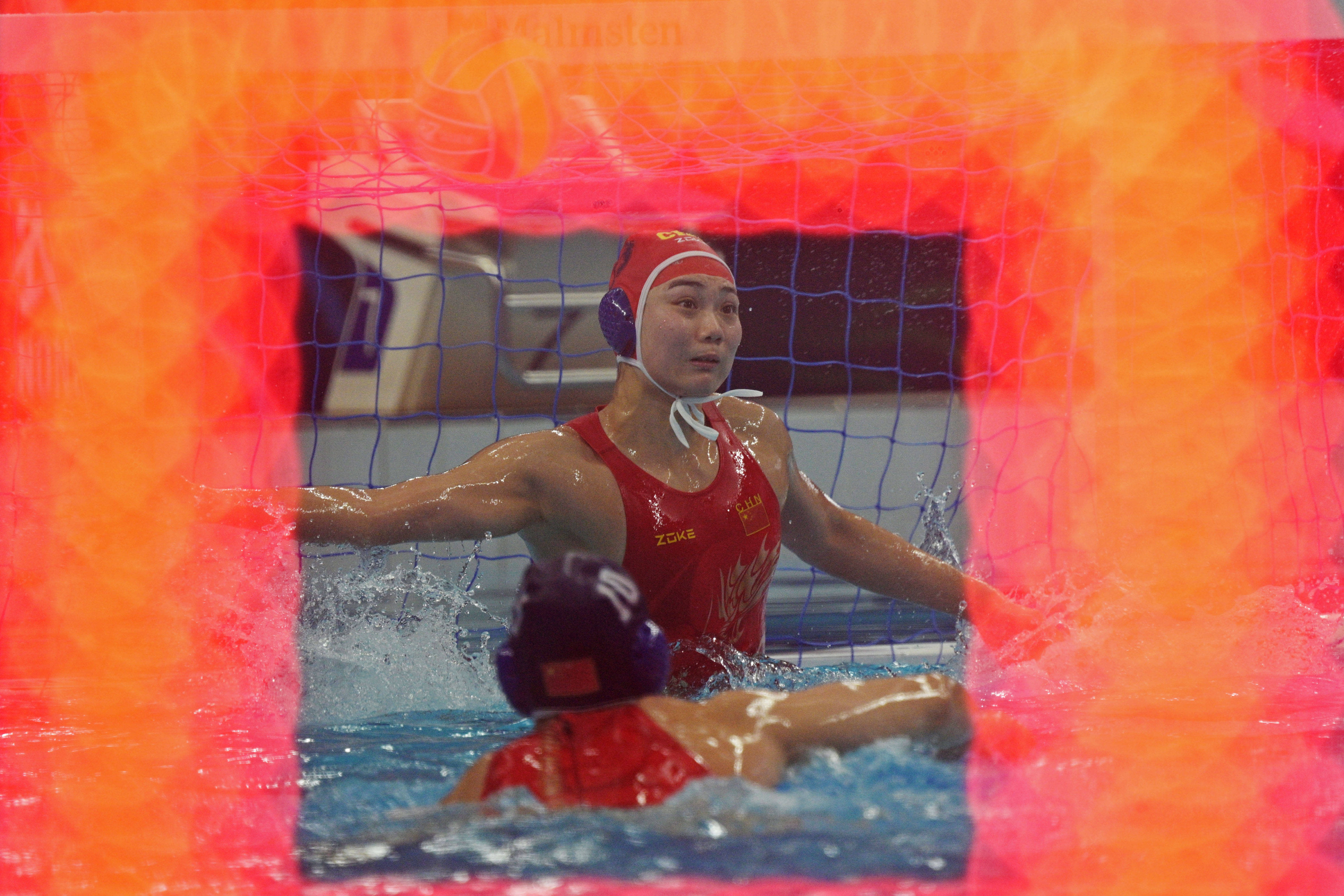 （体育）游泳——世锦赛女子水球：中国队负于美国队