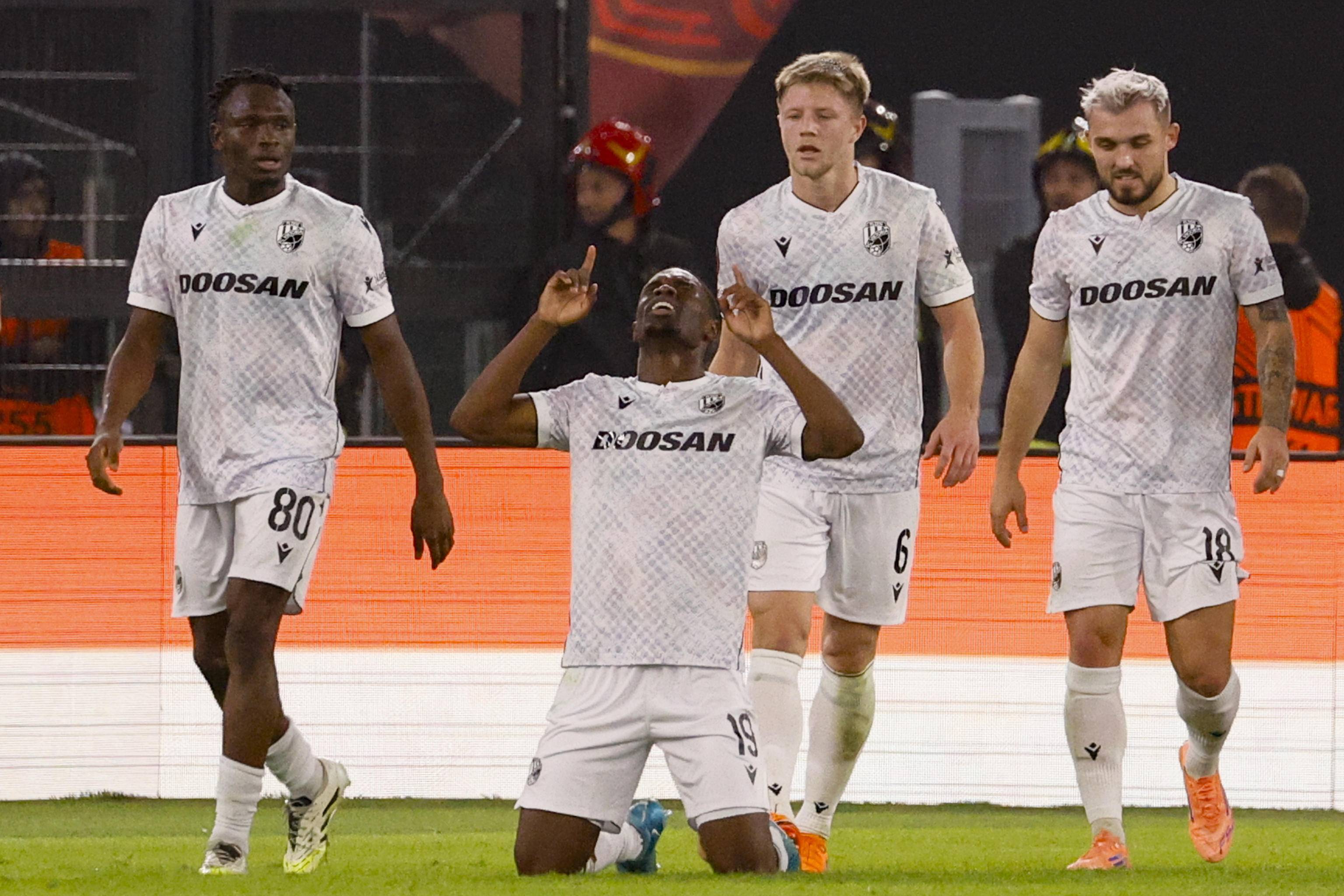 （外代二线）足球——欧罗巴联赛：比尔森胜利胜罗马