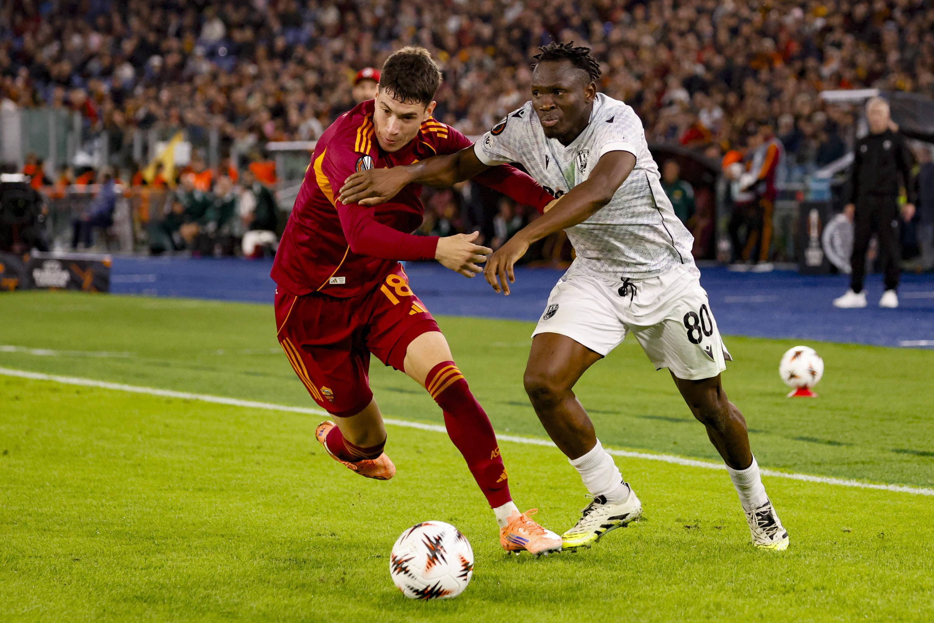 （外代二线）足球——欧罗巴联赛：比尔森胜利胜罗马